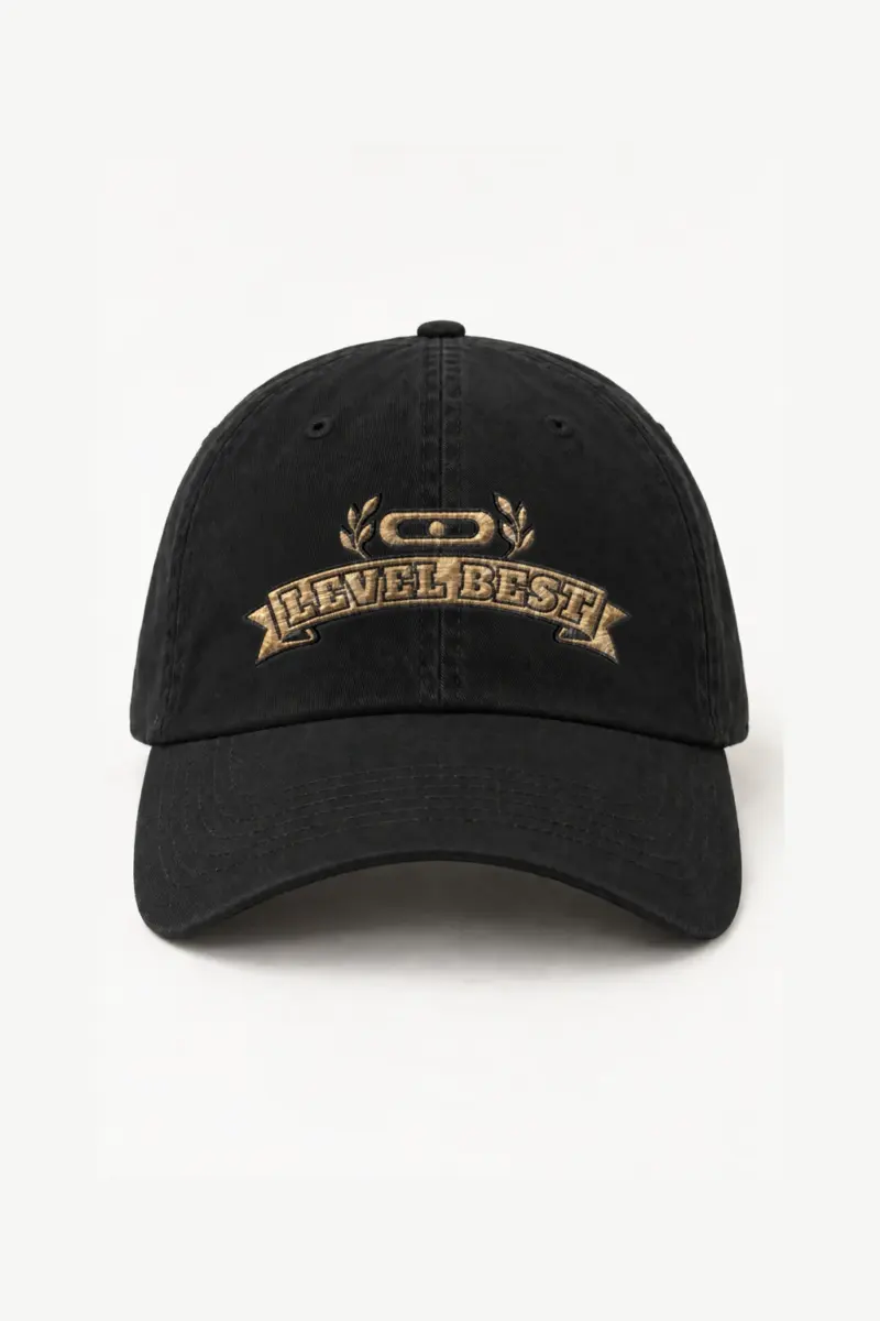 “Level Best” Classic Dad Hat · Embroidered | Yupoong 6245CM