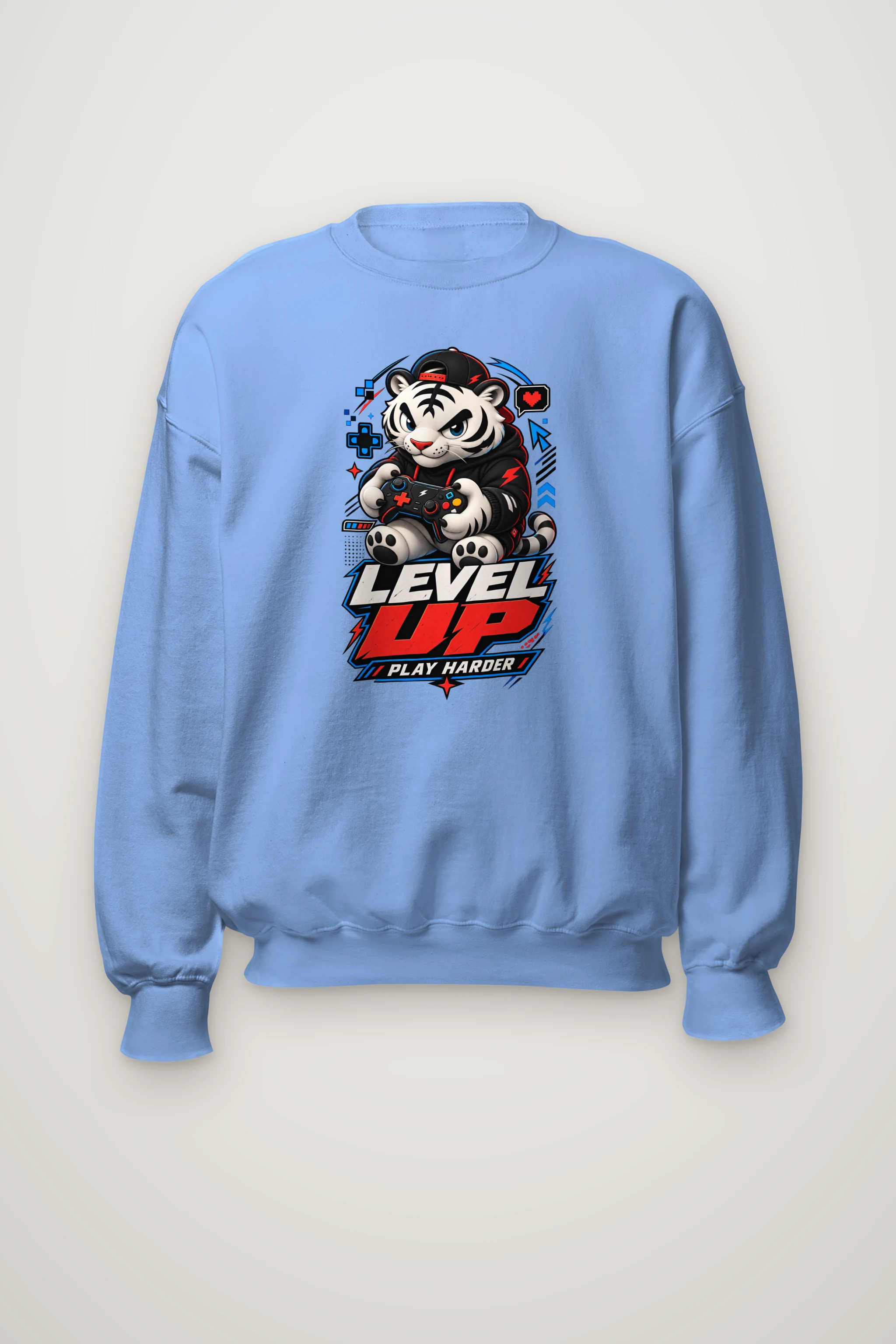 "Level Up" Heavy Blend Unisex Crewneck Sweatshirt