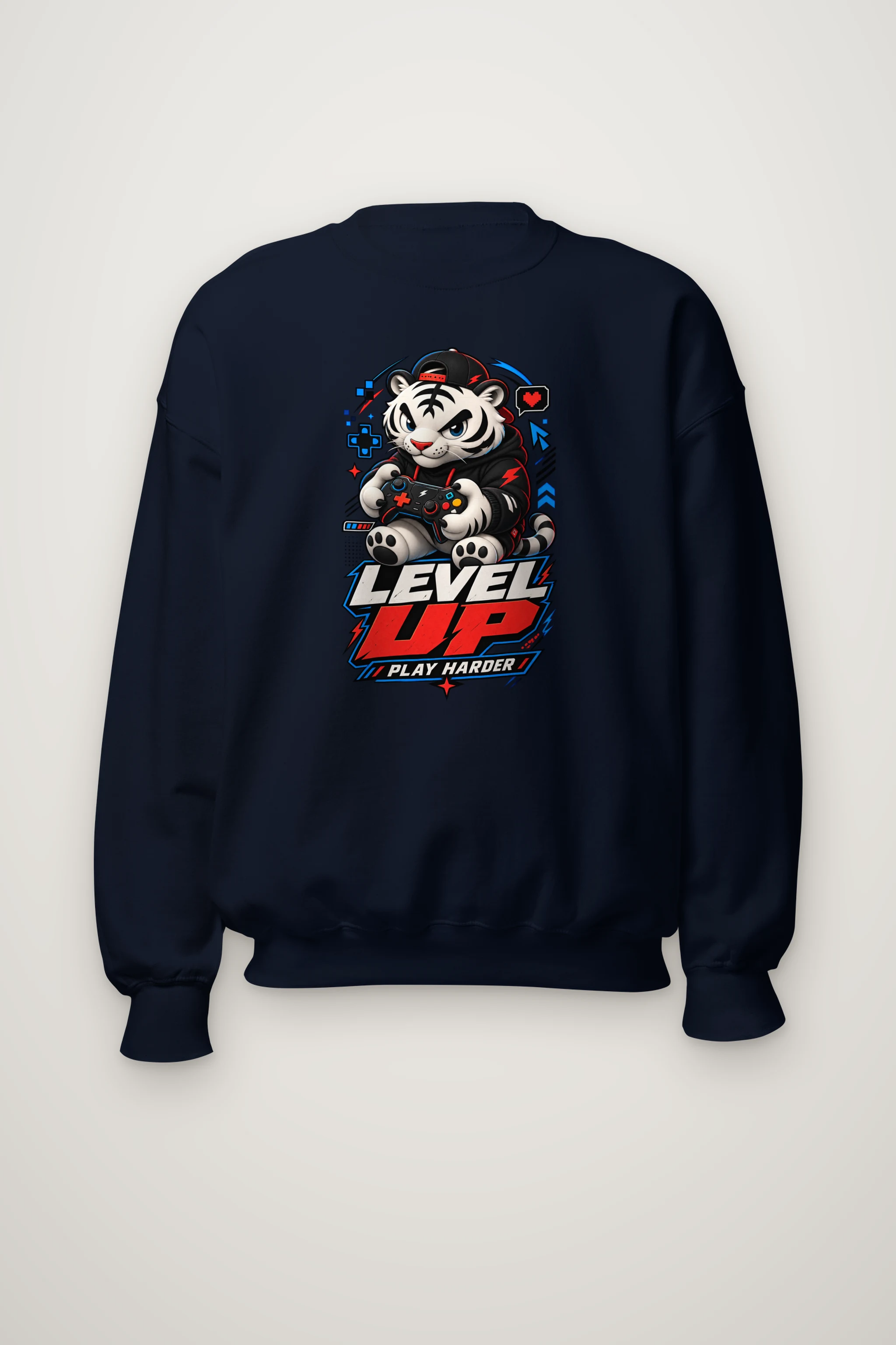 "Level Up" Heavy Blend Unisex Crewneck Sweatshirt
