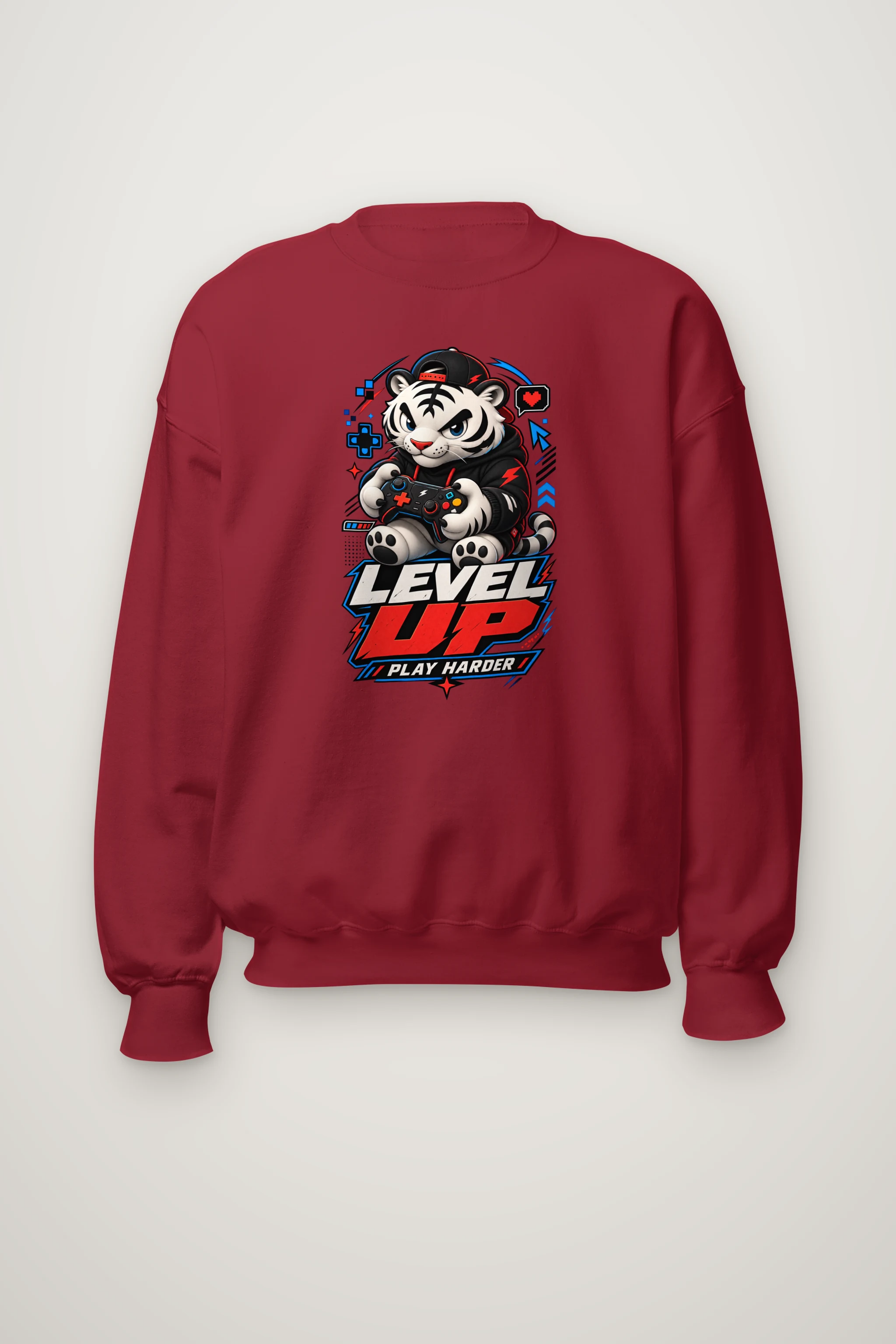 "Level Up" Heavy Blend Unisex Crewneck Sweatshirt