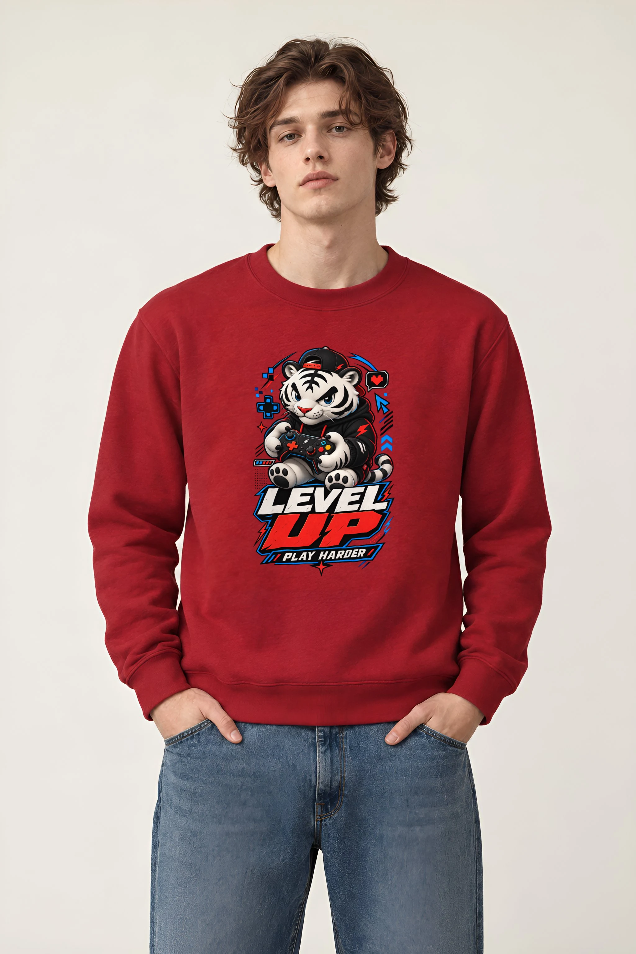 "Level Up" 1 Crewneck Sweatshirt
