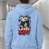 "Level Up Play Harder" Heavy Blend Unisex Pullover Hoodie