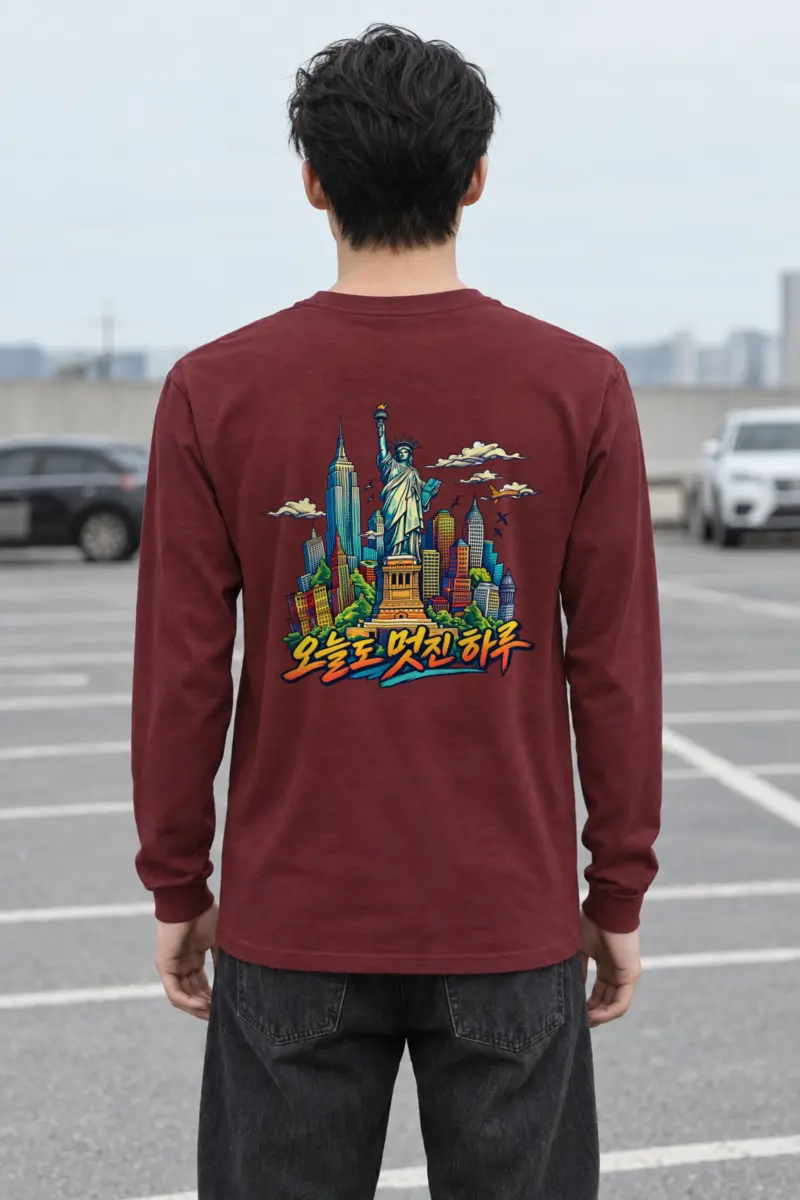 "Liberty City Glow" Unisex Longsleeve T-shirt