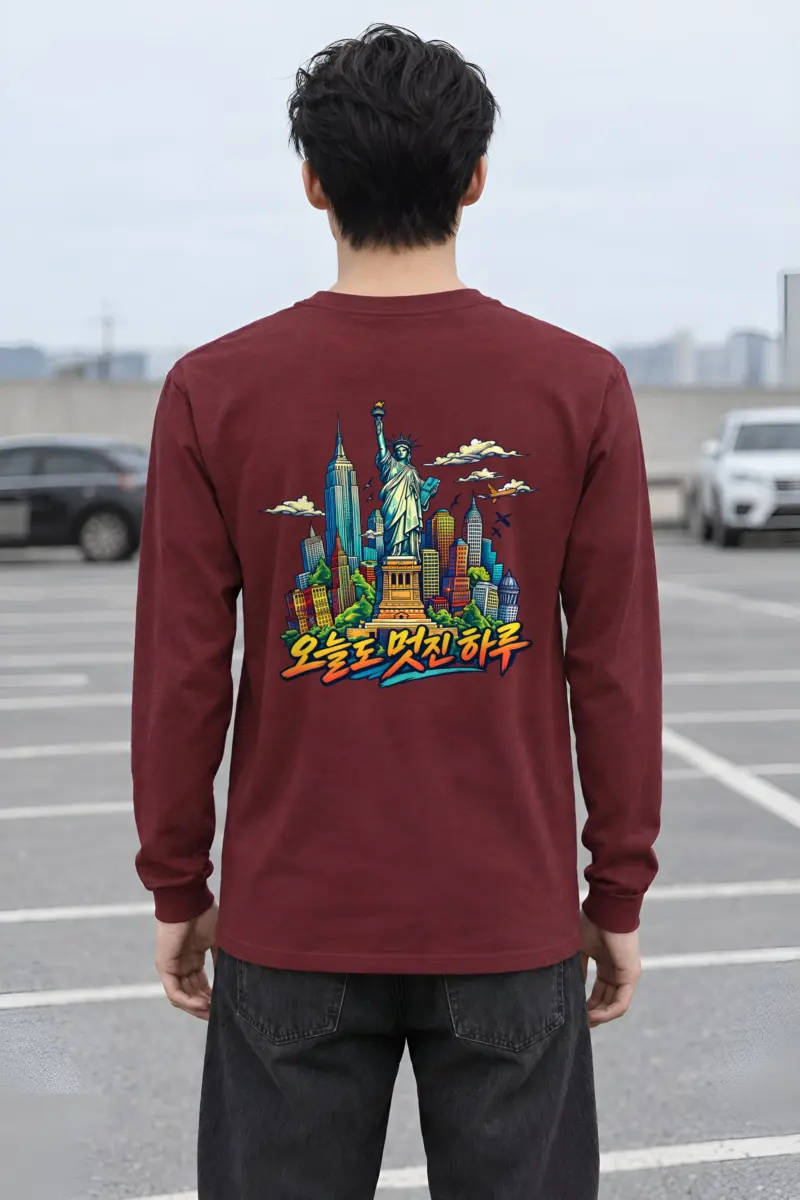 "Liberty City Glow" Unisex Longsleeve T-shirt