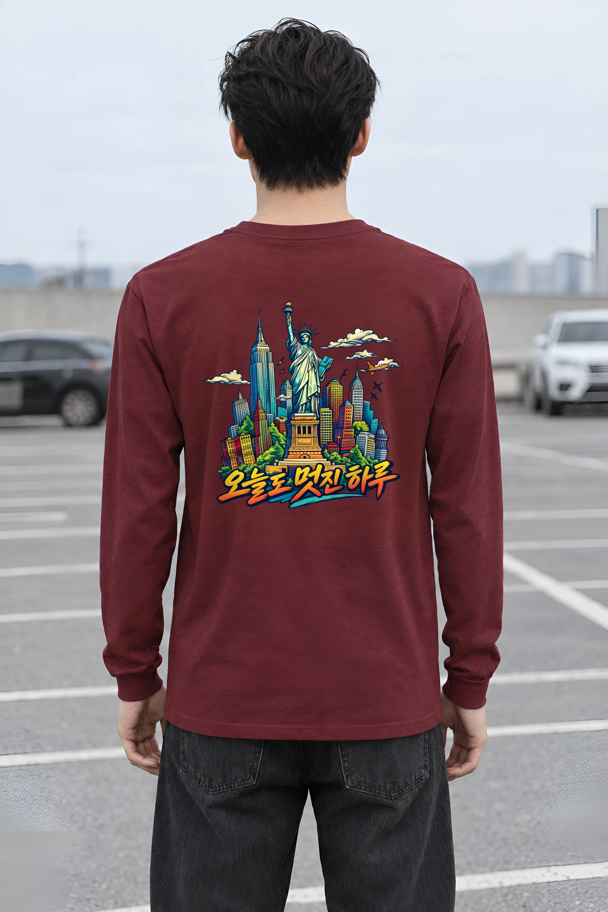 "Liberty City Glow" Unisex Longsleeve T-shirt