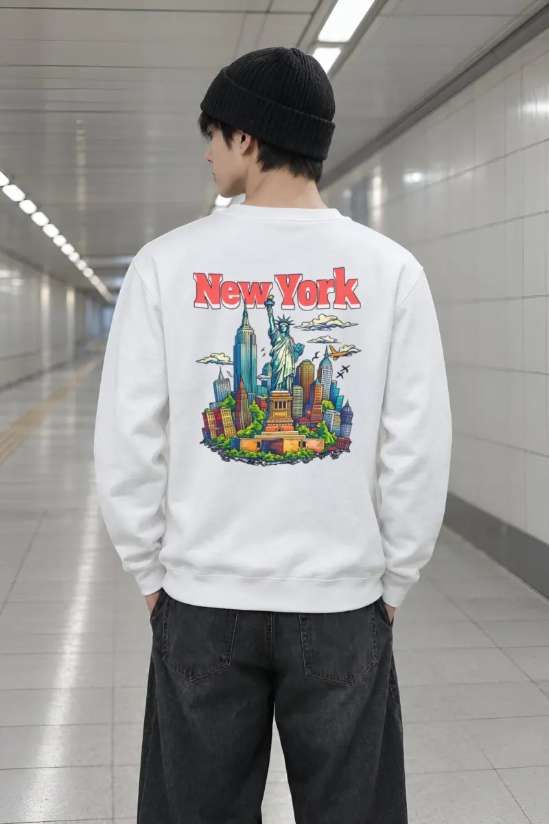 "Liberty City Pop" Heavy Blend Unisex Crewneck Sweatshirt