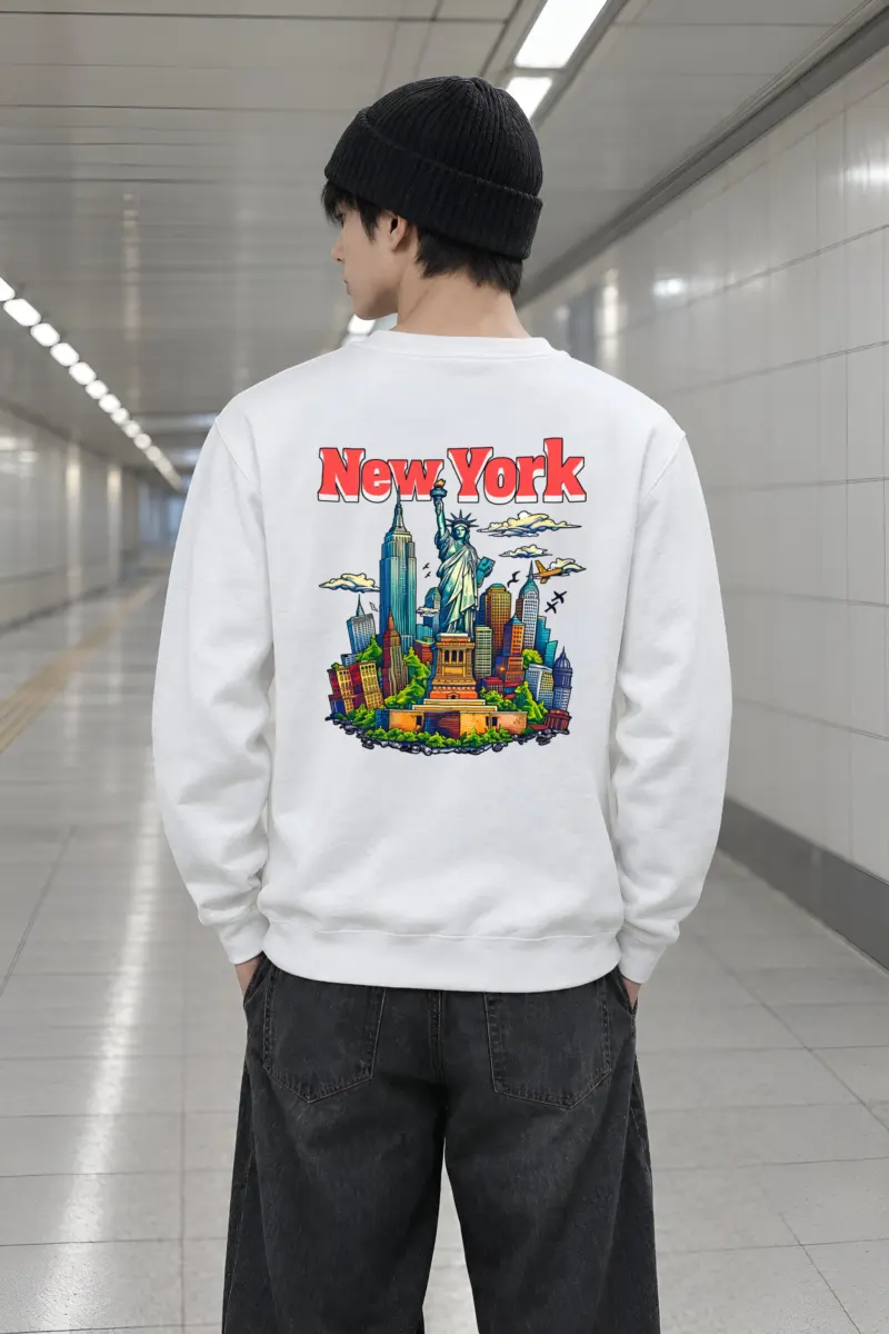 "Liberty City Pop" Heavy Blend Unisex Crewneck Sweatshirt