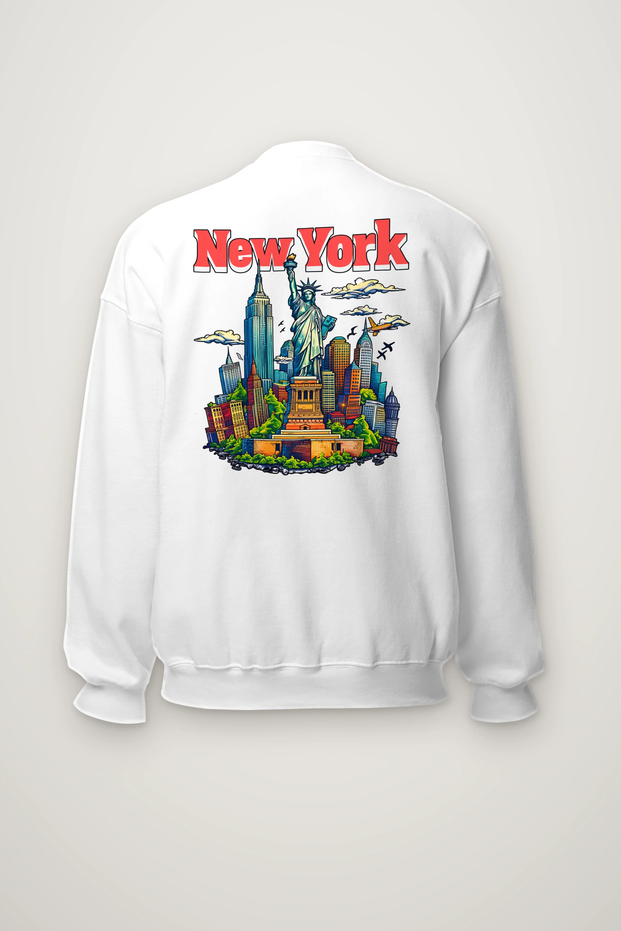 "Liberty City Pop" Heavy Blend Unisex Crewneck Sweatshirt