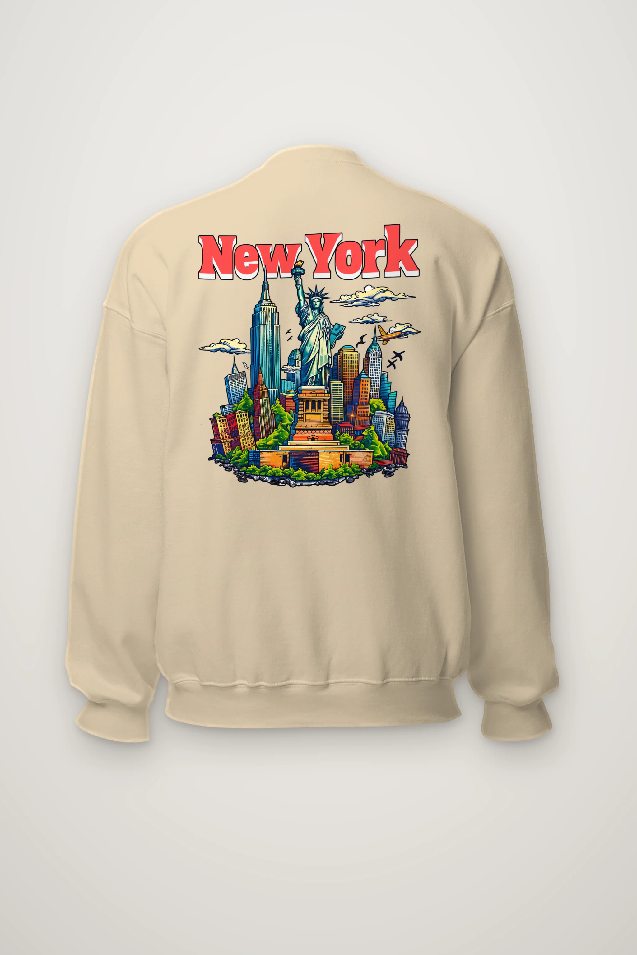 "Liberty City Pop" Heavy Blend Unisex Crewneck Sweatshirt