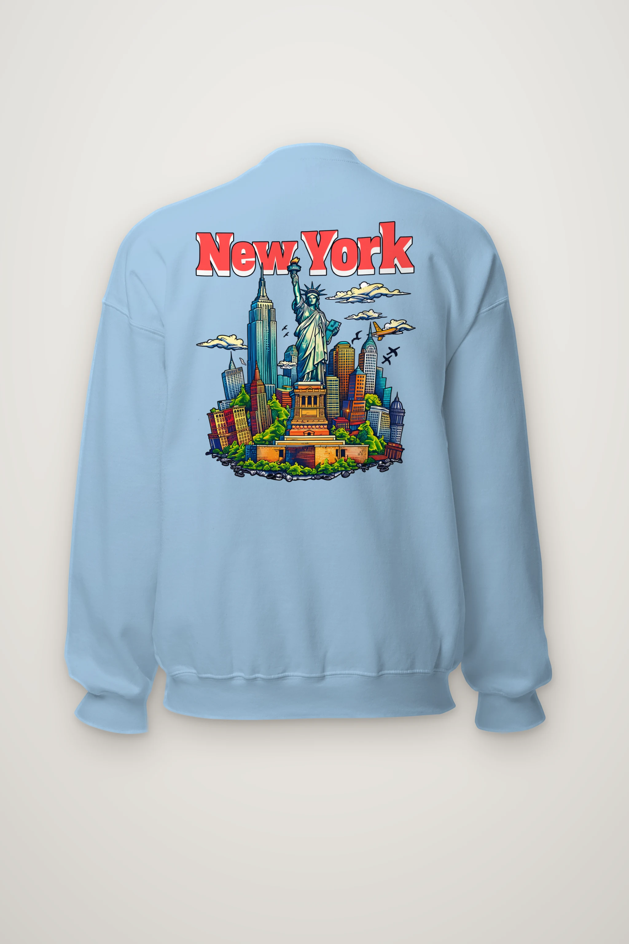 "Liberty City Pop" Heavy Blend Unisex Crewneck Sweatshirt