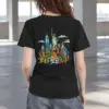 "Liberty Comic Skyline" Heavyweight Unisex Crewneck T-shirt