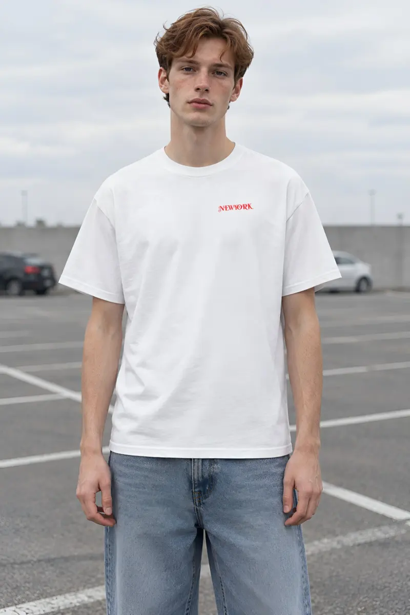 "Liberty Coordinates" Heavyweight Unisex Crewneck T-shirt