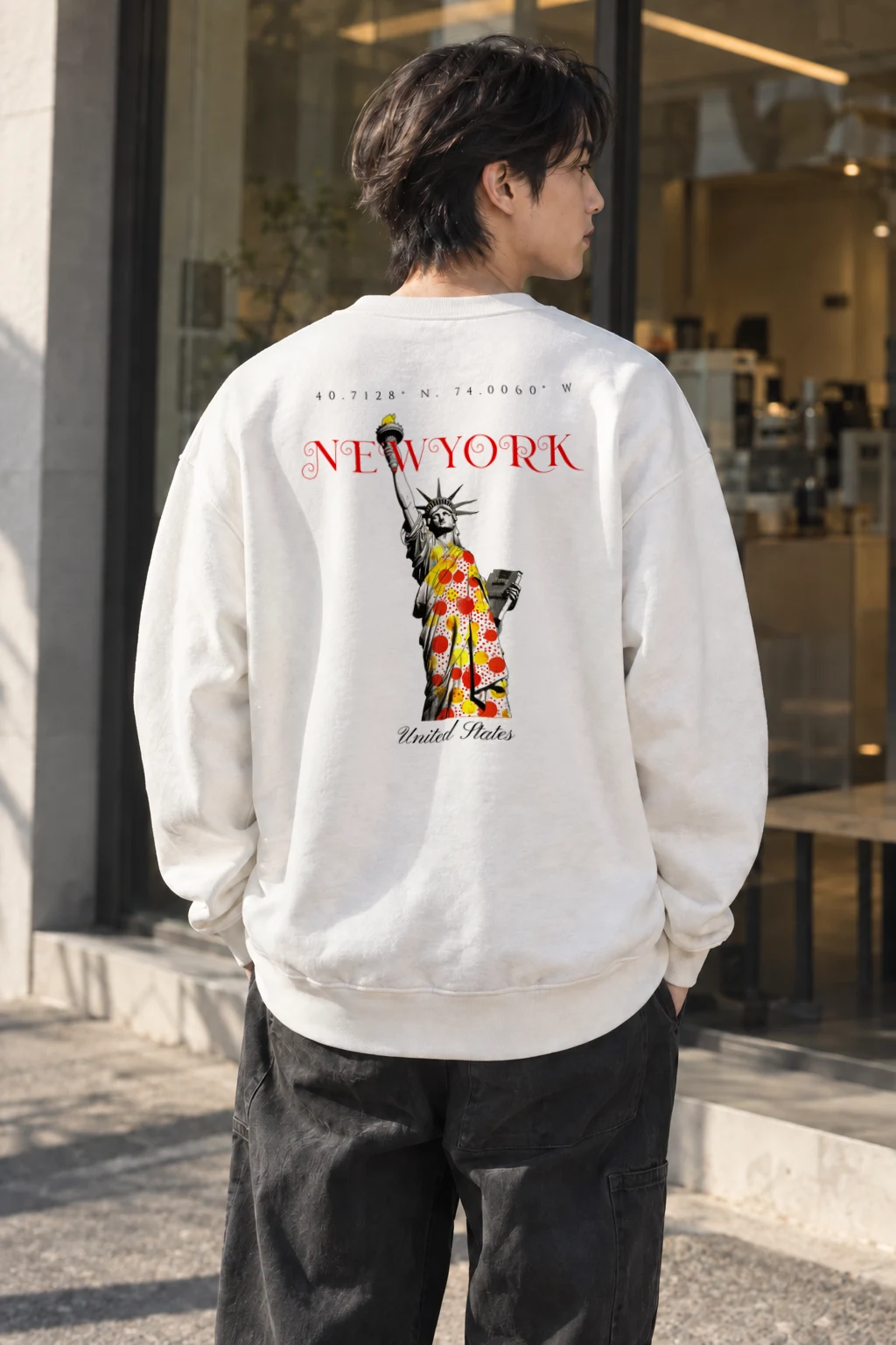 "Liberty In Color" Heavy Blend Unisex Crewneck Sweatshirt | Gildan 18000