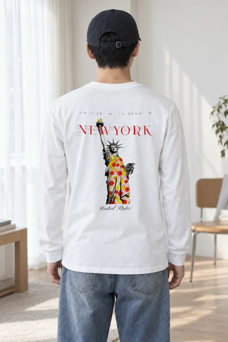 "Liberty New York Coordinates" Unisex Longsleeve T-shirt