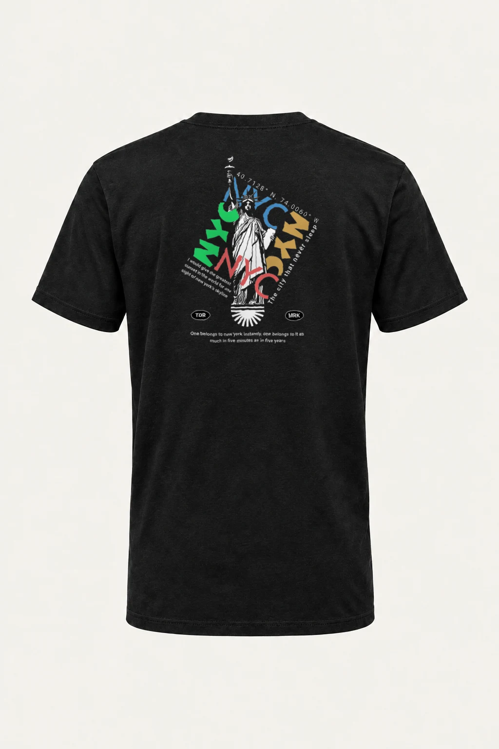 "Liberty NYC" Heavyweight Unisex Crewneck T-shirt | Gildan 5000
