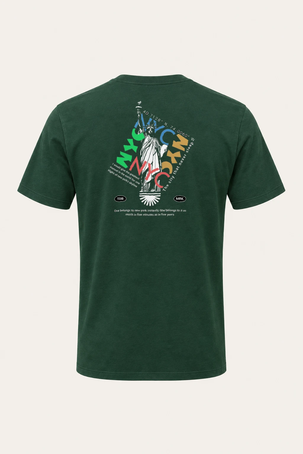 "Liberty NYC" Heavyweight Unisex Crewneck T-shirt | Gildan 5000