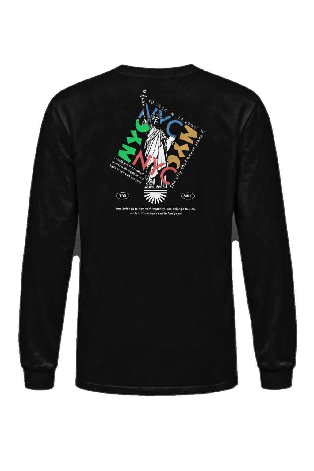 "Liberty NYC" Unisex Longsleeve T-shirt | Gildan 2400