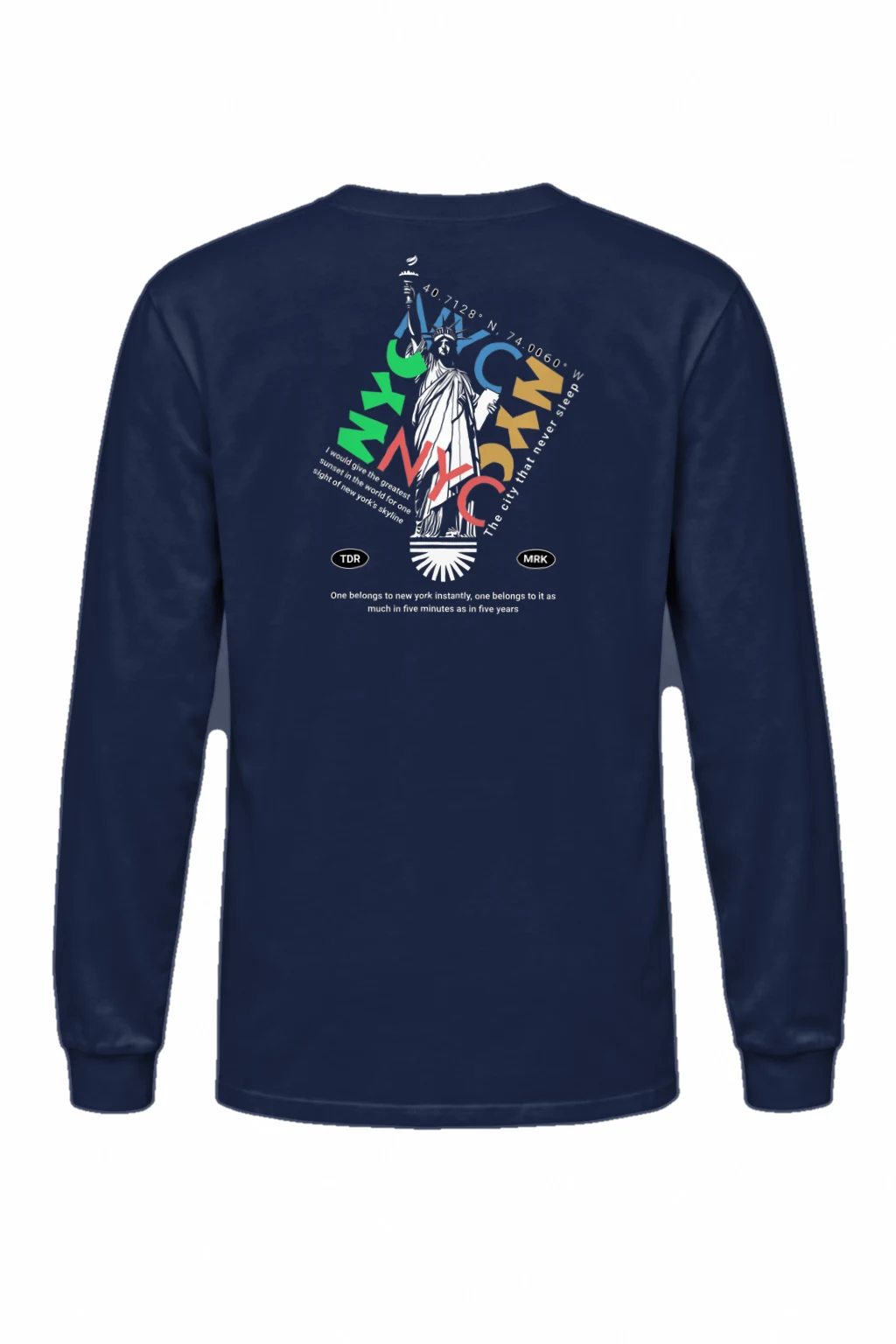 "Liberty NYC" Unisex Longsleeve T-shirt | Gildan 2400