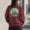 "Liberty Skyline" Heavy Blend Unisex Crewneck Sweatshirt | Gildan 18000