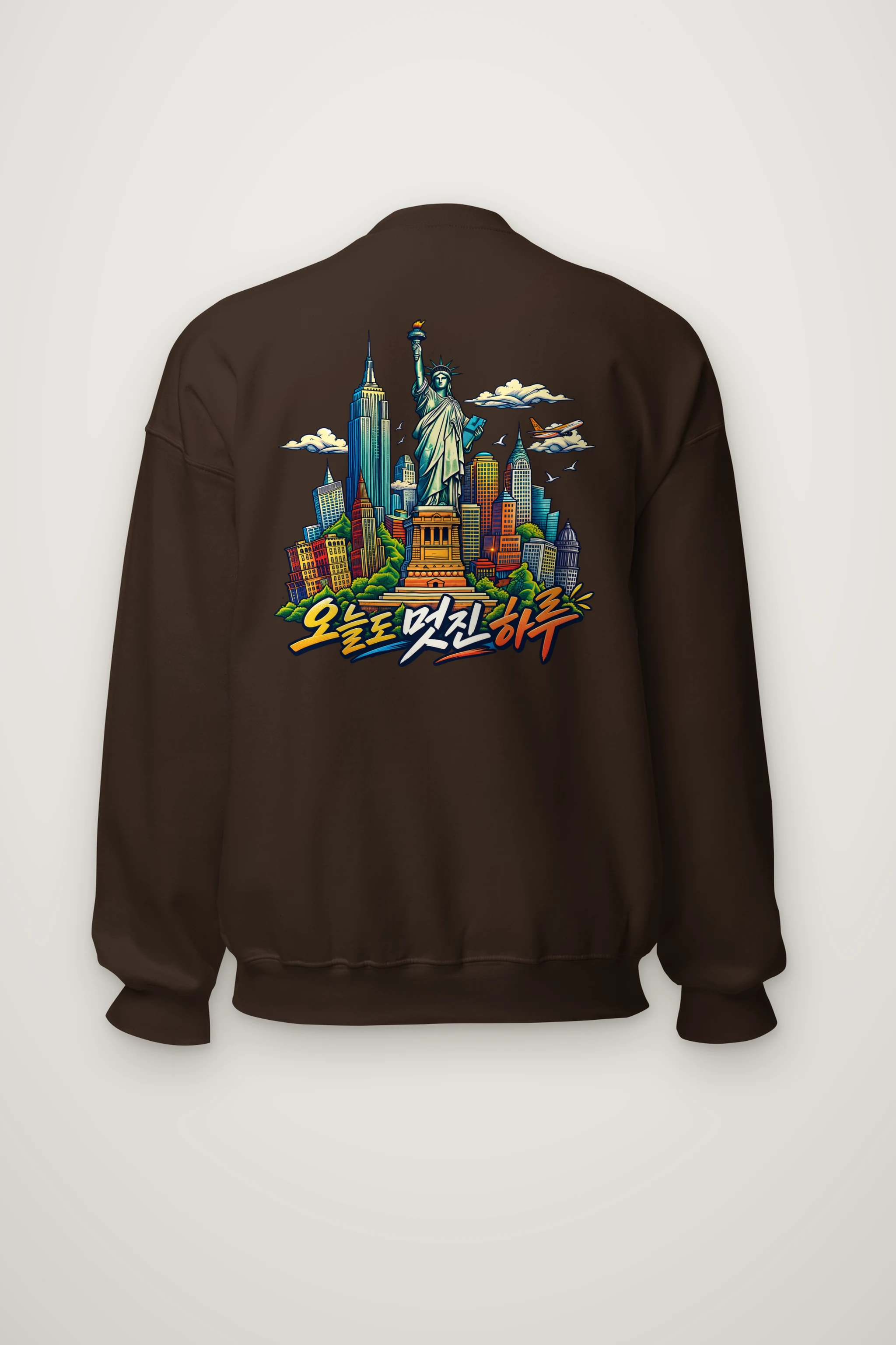 "Liberty Skyline Pop" Heavy Blend Unisex Crewneck Sweatshirt