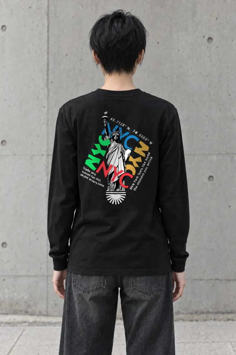 "Liberty Skyline" Unisex Longsleeve T-shirt