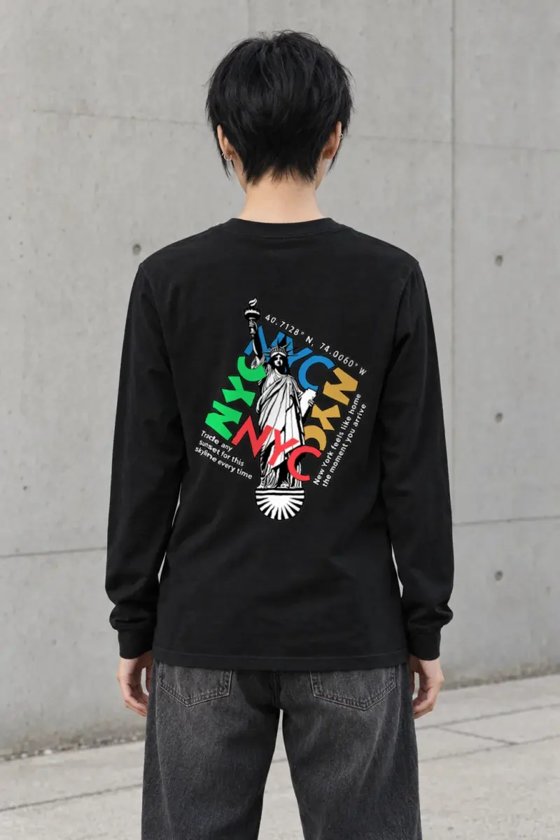 "Liberty Skyline" Unisex Longsleeve T-shirt