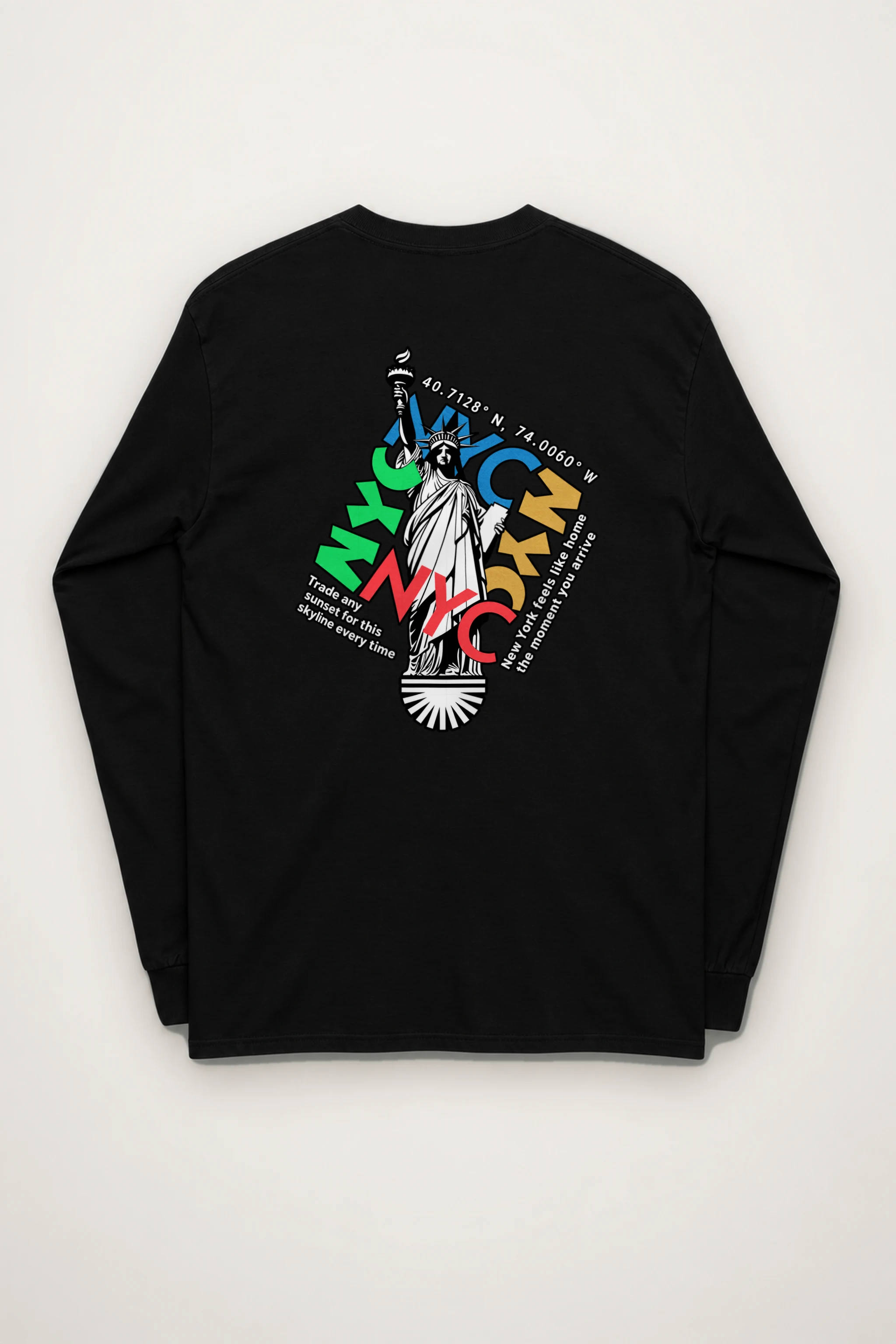 "Liberty Skyline" Unisex Longsleeve T-shirt