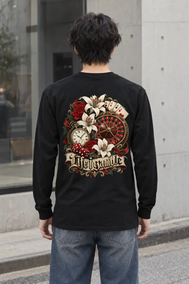 "Life Gamble" Unisex Longsleeve T-shirt