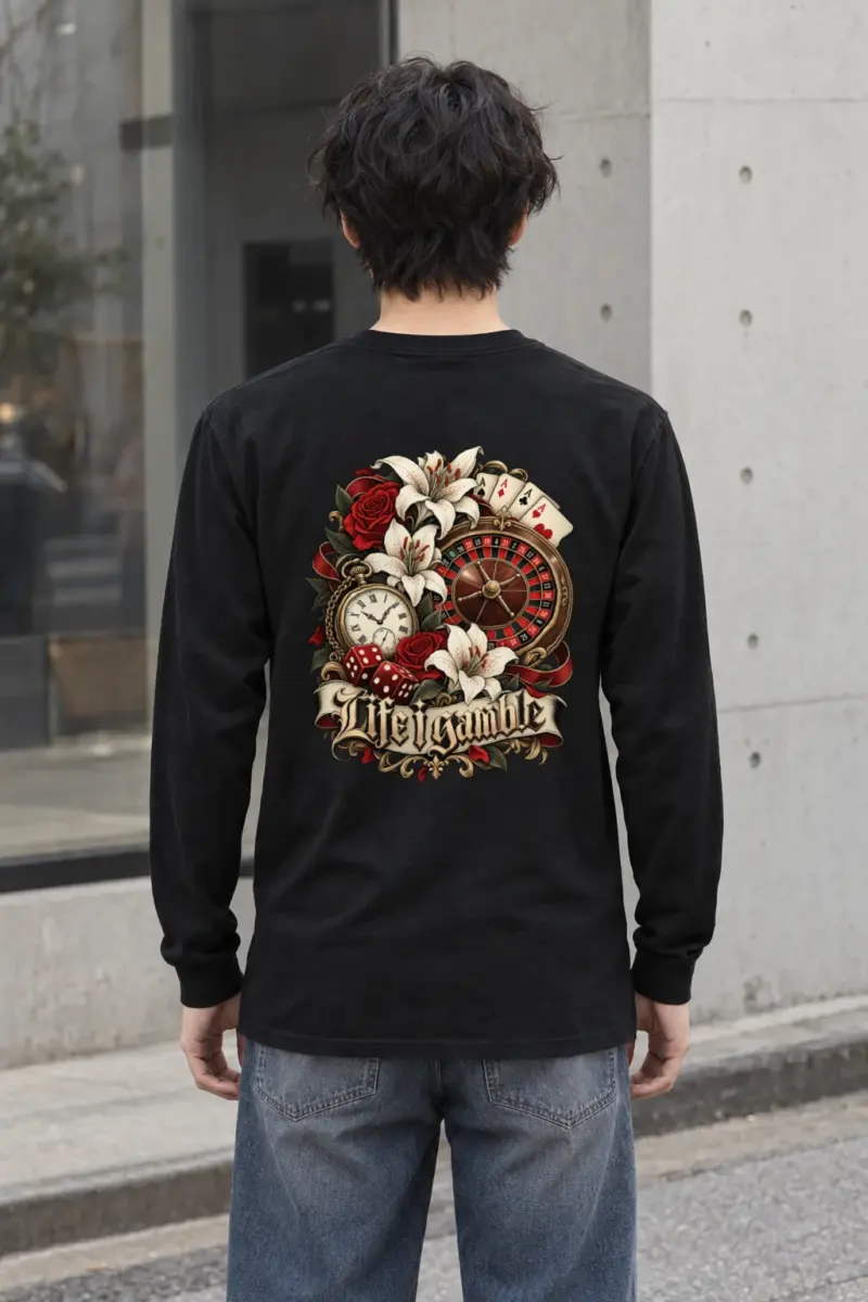"Life Gamble" Unisex Longsleeve T-shirt