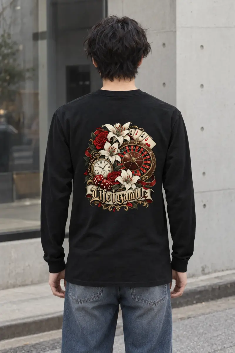 "Life Gamble" Unisex Longsleeve T-shirt
