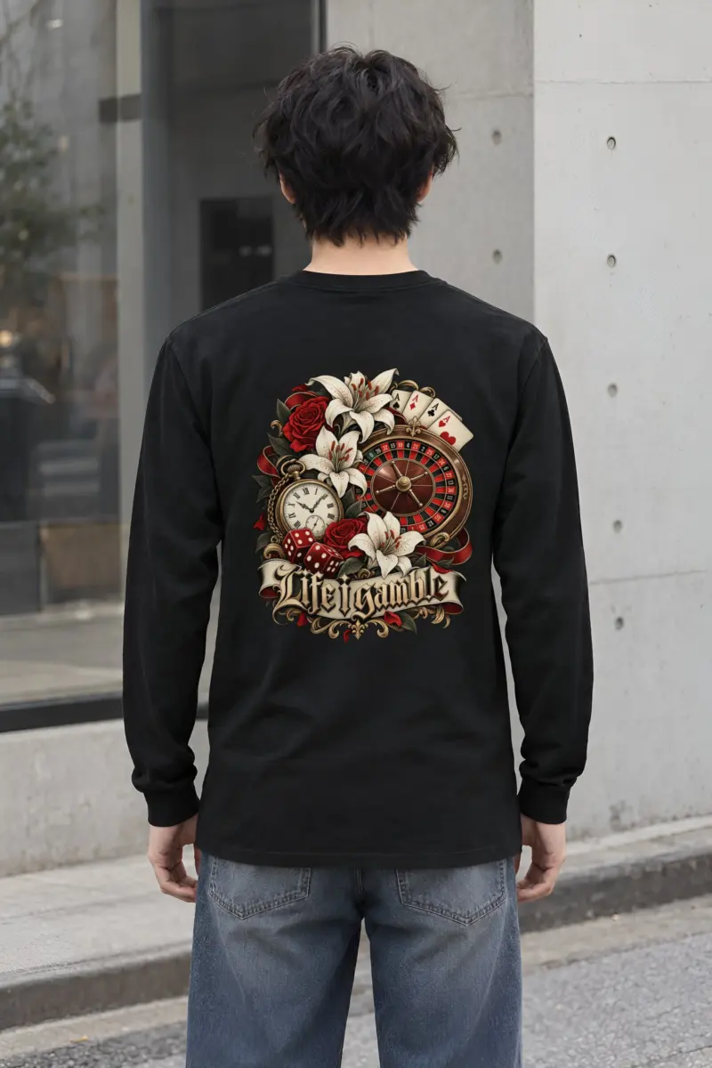 "Life Gamble" Unisex Longsleeve T-shirt