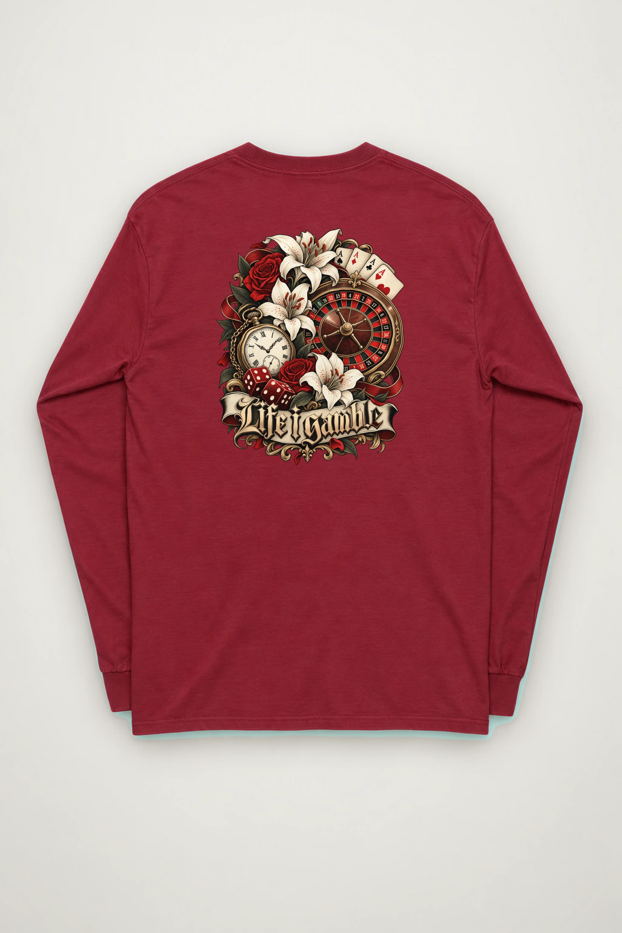 "Life Gamble" Unisex Longsleeve T-shirt