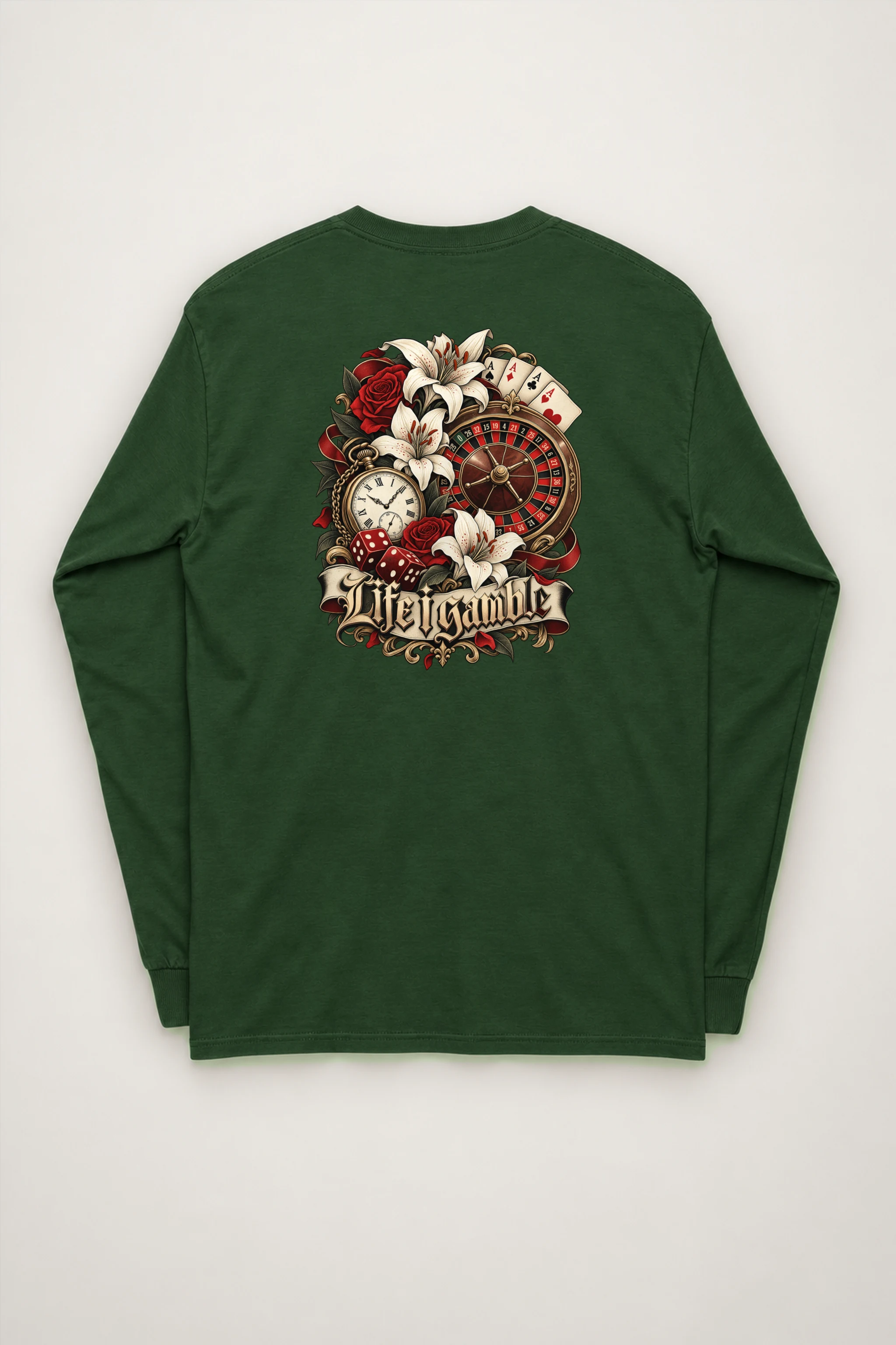 "Life Gamble" Unisex Longsleeve T-shirt