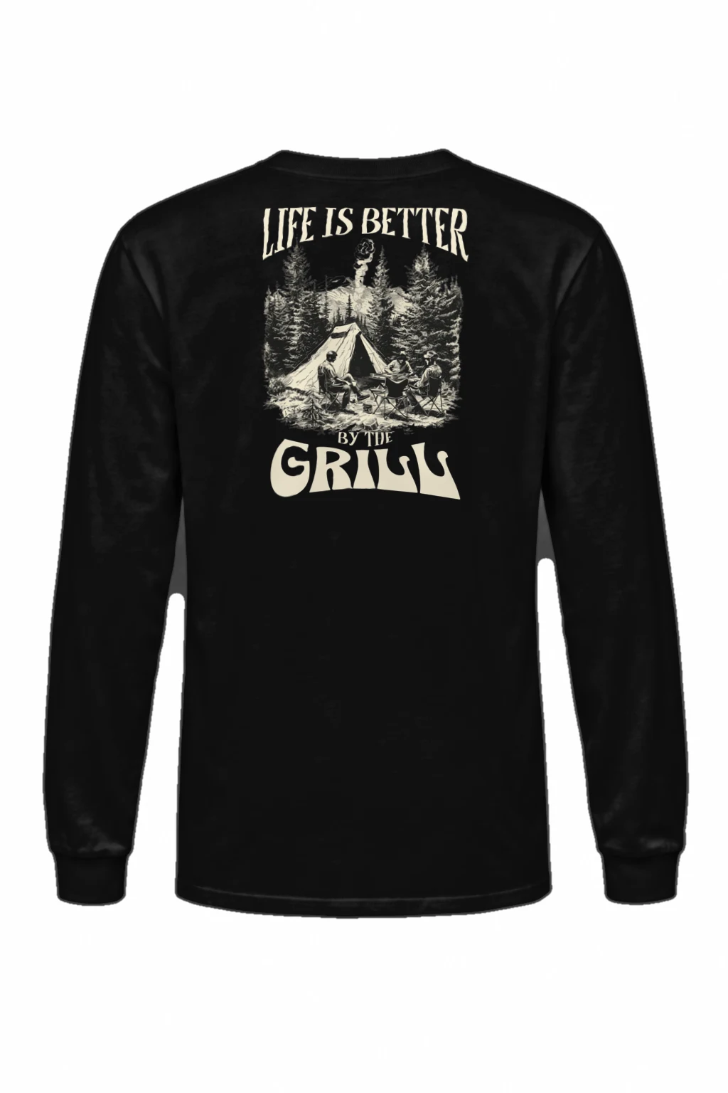 "Life Is Better By The Grill" Unisex Longsleeve T-shirt | Gildan 2400