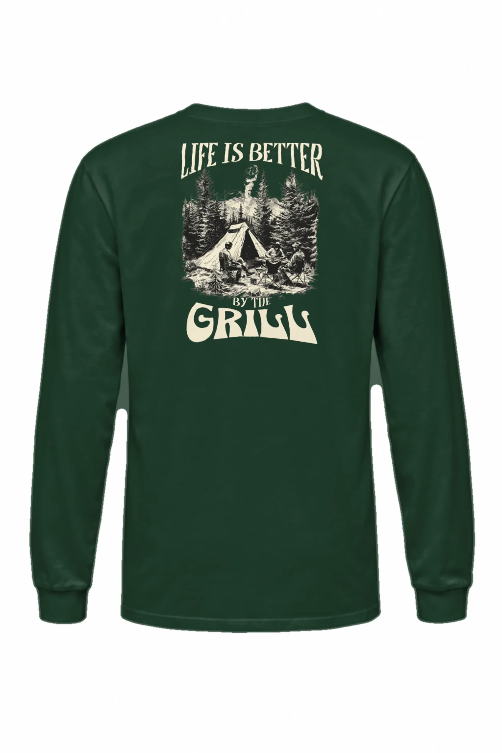 "Life Is Better By The Grill" Unisex Longsleeve T-shirt | Gildan 2400