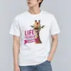 "Life Is Better Laughing" Heavyweight Unisex Crewneck T-shirt