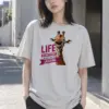 "Life Is Better Laughing" Heavyweight Unisex Crewneck T-shirt | Gildan 5000