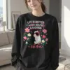 "Life Is Better Laughing" Unisex Longsleeve T-shirt | Gildan 2400