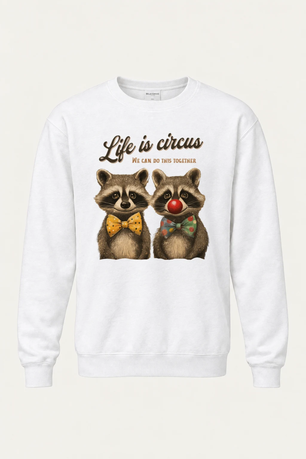 "Life Is Circus" Heavy Blend Unisex Crewneck Sweatshirt | Gildan 18000