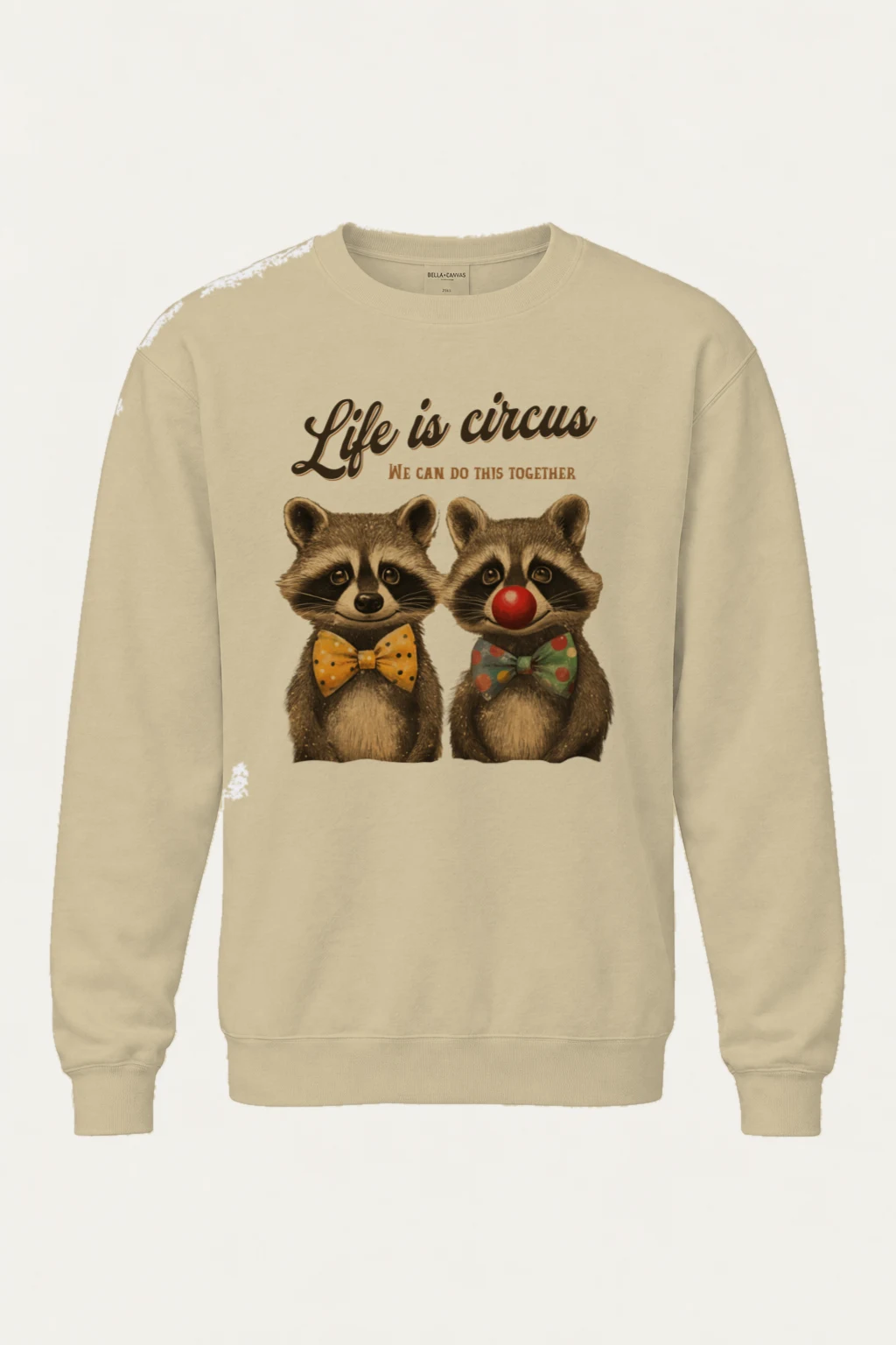 "Life Is Circus" Heavy Blend Unisex Crewneck Sweatshirt | Gildan 18000
