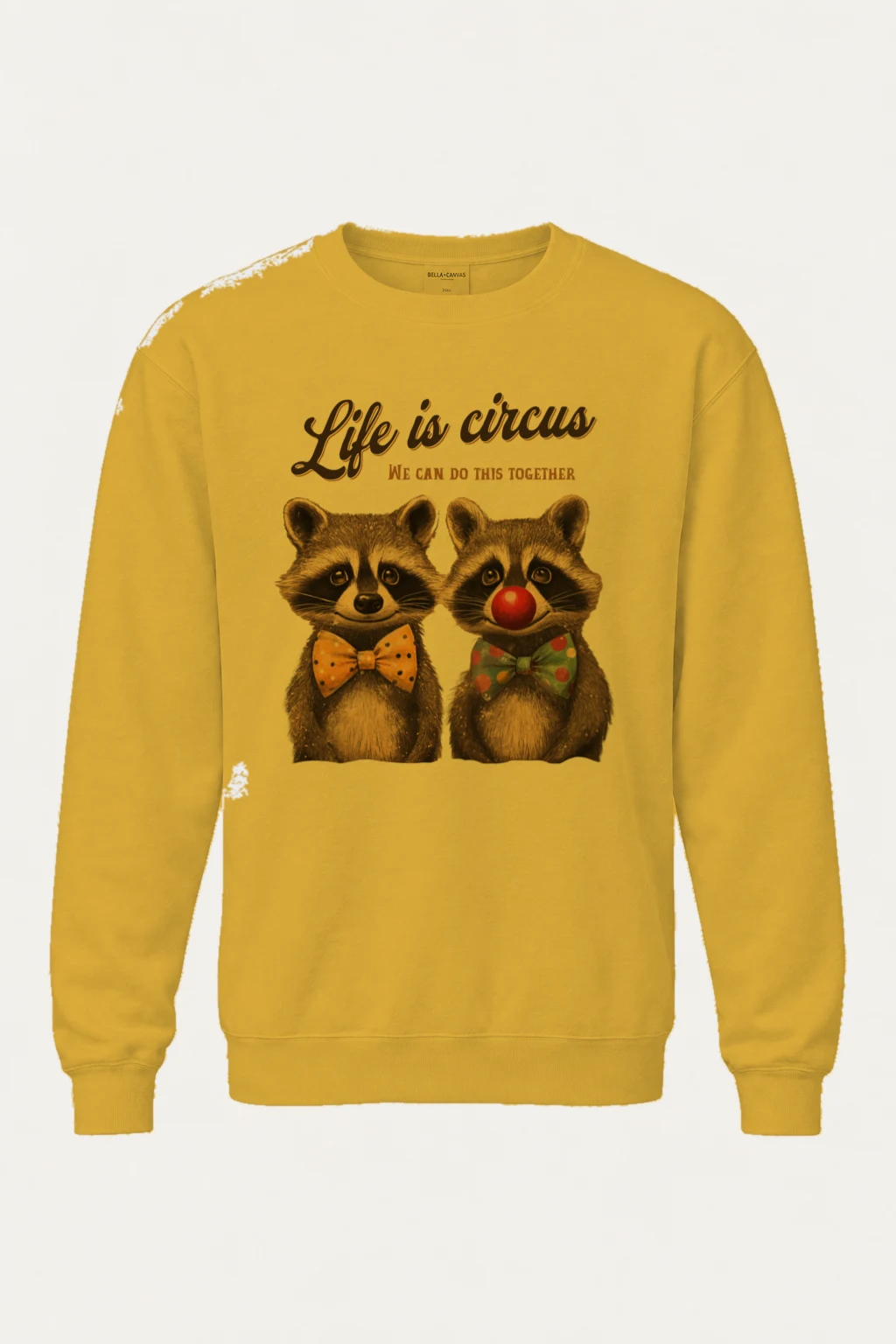 "Life Is Circus" Heavy Blend Unisex Crewneck Sweatshirt | Gildan 18000