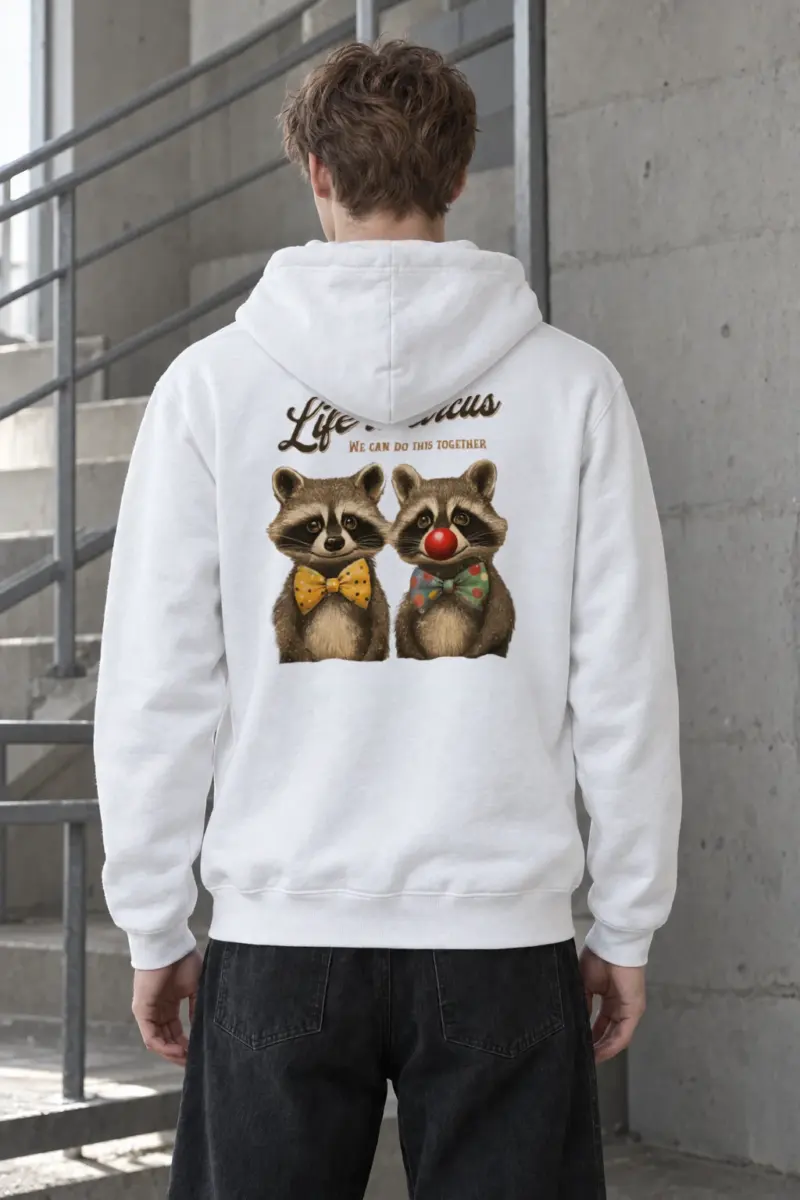"Life Is Circus" Heavy Blend Unisex Pullover Hoodie