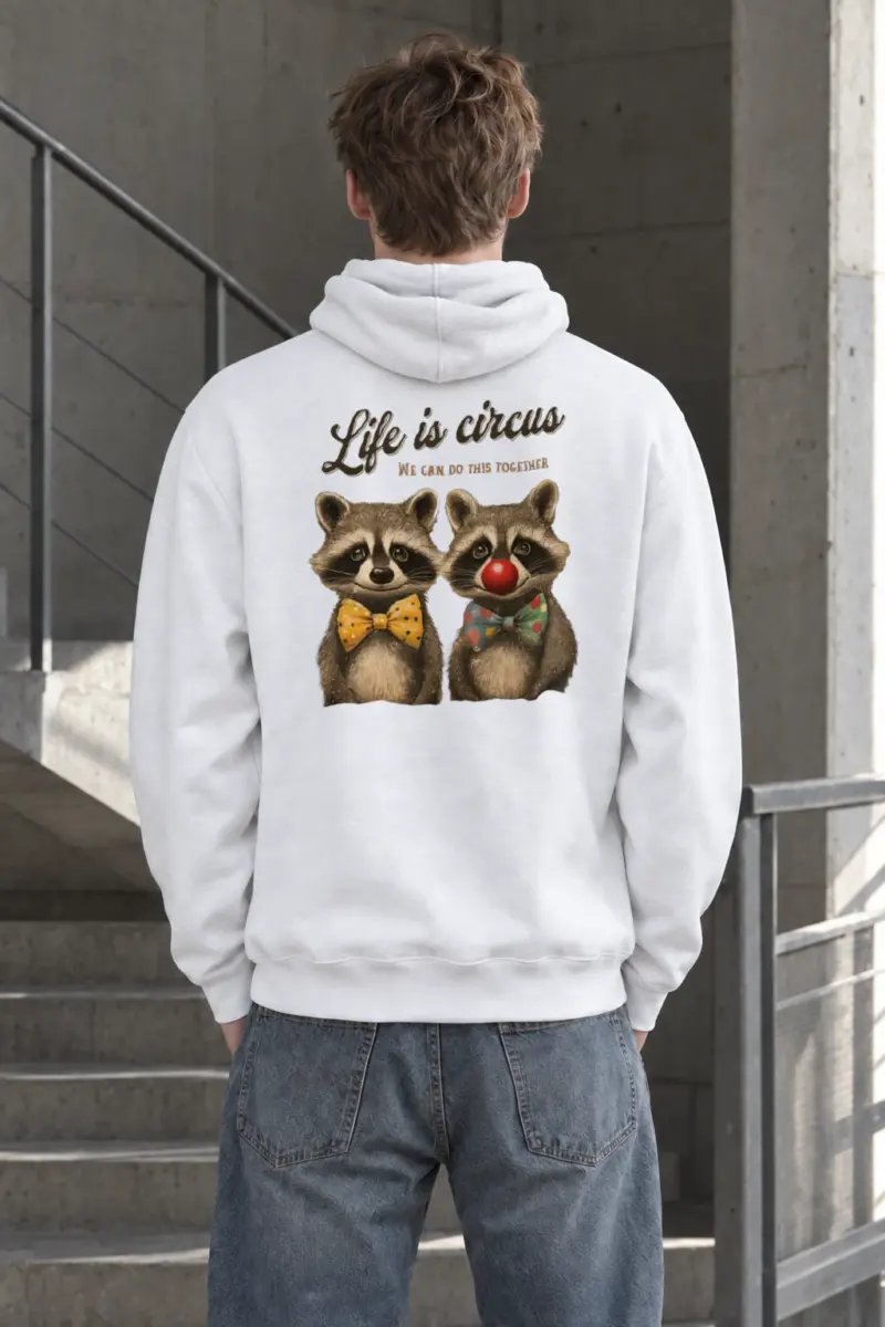 "Life Is Circus" Heavy Blend Unisex Pullover Hoodie