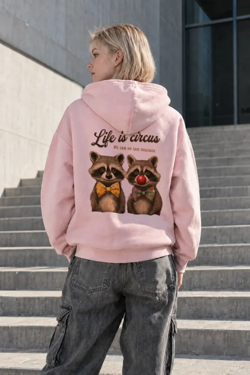 “Life Is Circus” Heavy Blend Unisex Pullover Hoodie | Gildan 18500