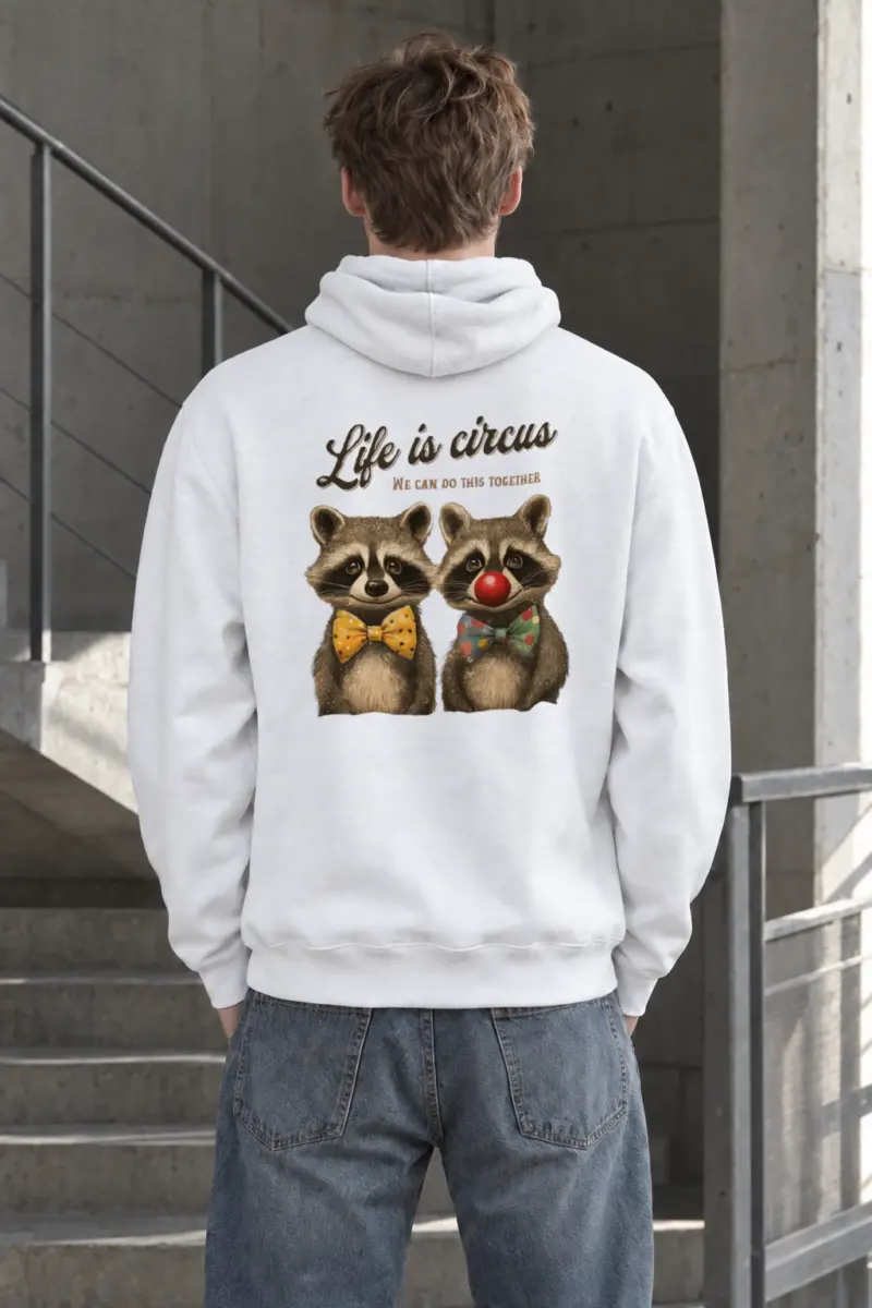 "Life Is Circus" Heavy Blend Unisex Pullover Hoodie