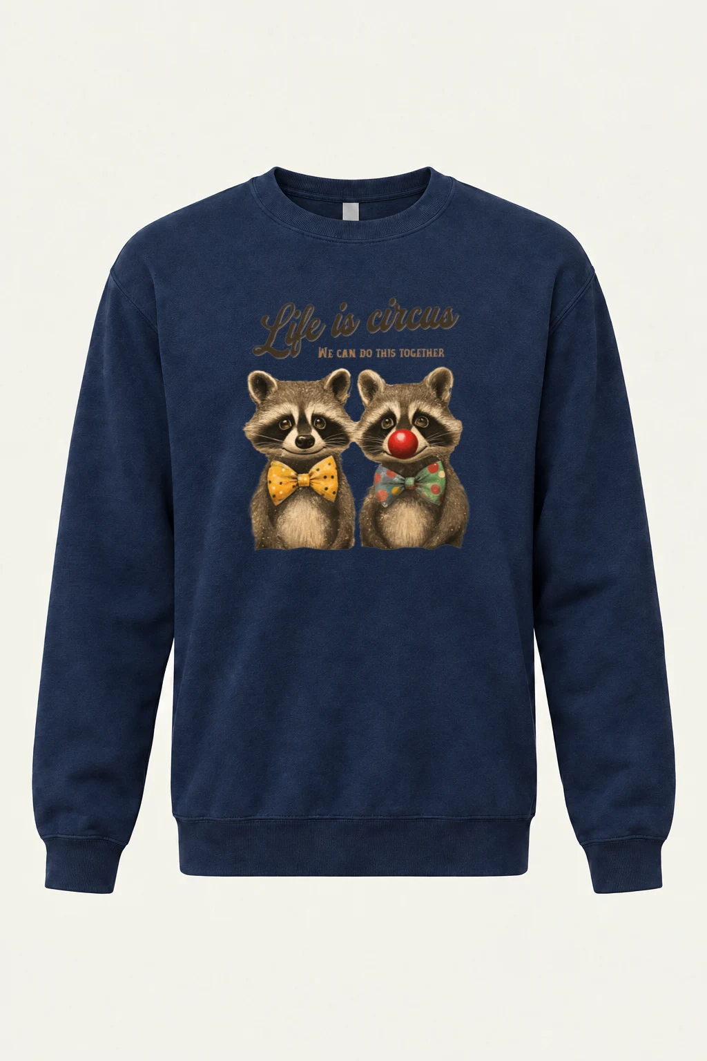 "Life Is Circus" Unisex Sponge Fleece Crewneck Sweatshirt | Bella + Canvas 3901