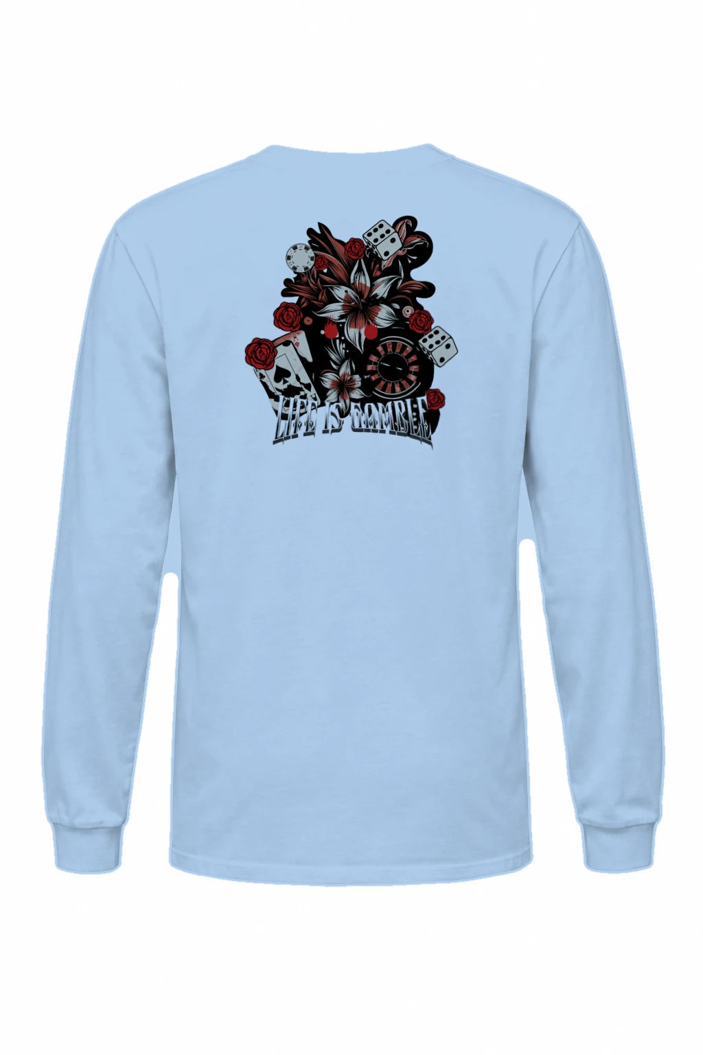 "Life Is Gambling" Unisex Longsleeve T-shirt | Gildan 2400