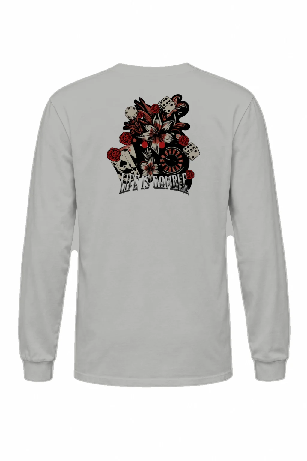"Life Is Gambling" Unisex Longsleeve T-shirt | Gildan 2400