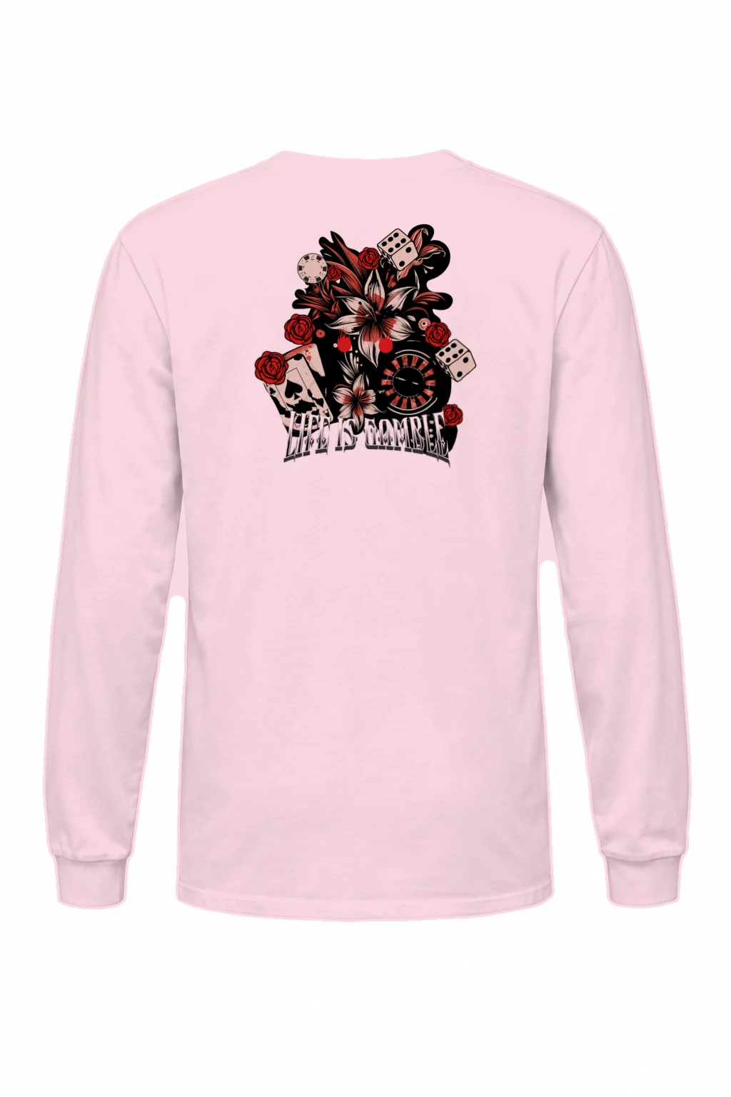 "Life Is Gambling" Unisex Longsleeve T-shirt | Gildan 2400