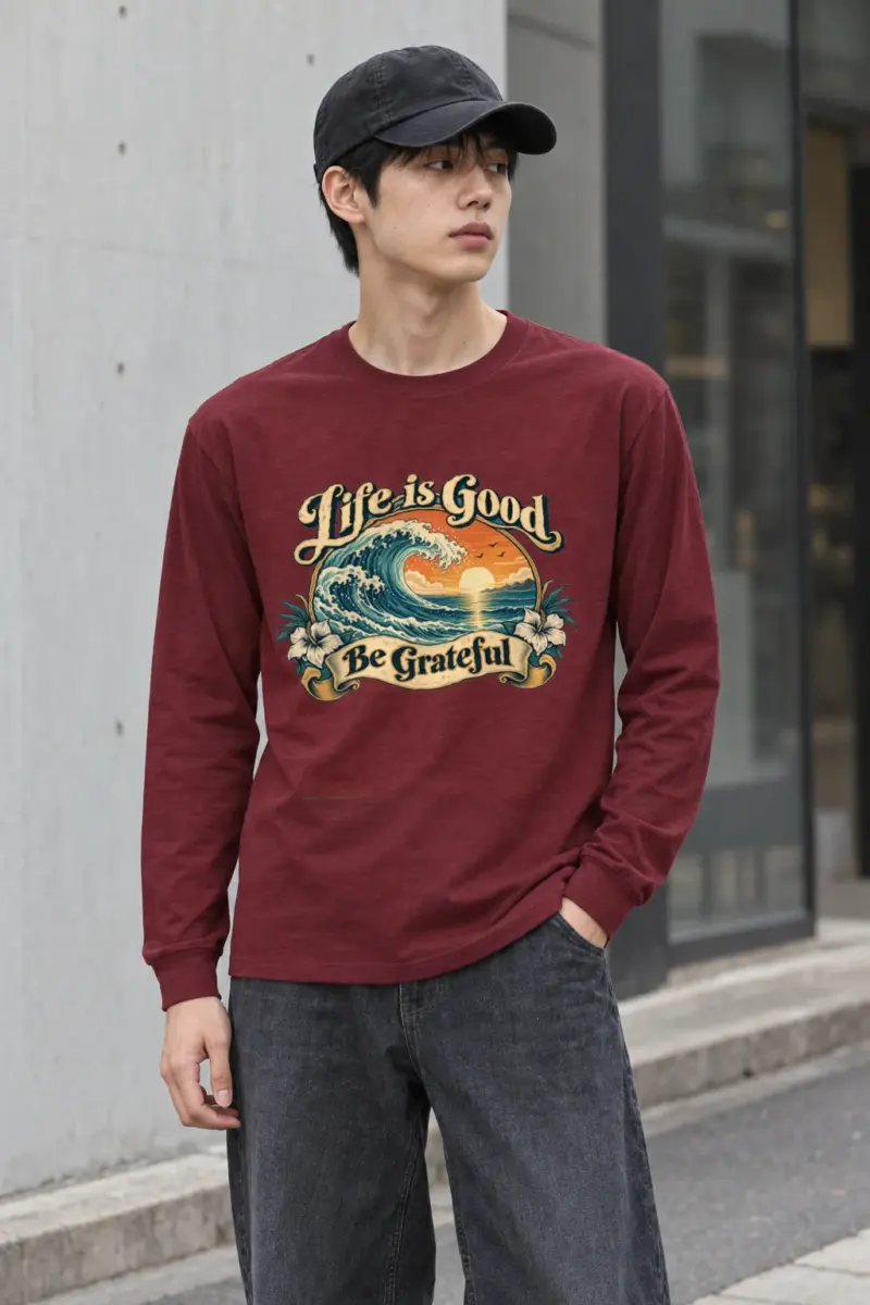 "Life Is Good" Unisex Longsleeve T-shirt